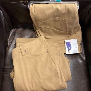 Time and Tru fitted stretch capri Khaki 16-18 XL